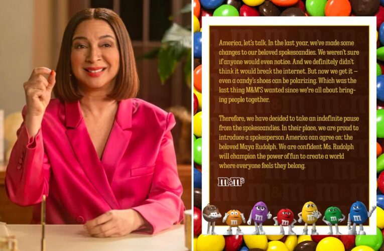 Maya Rudolph replaces M&M’s spokescandies indefinitely amid ‘woke’ furor