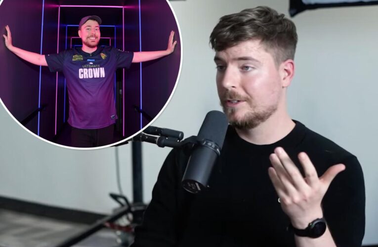 YouTuber MrBeast says he works up to 8 days non-stop on content