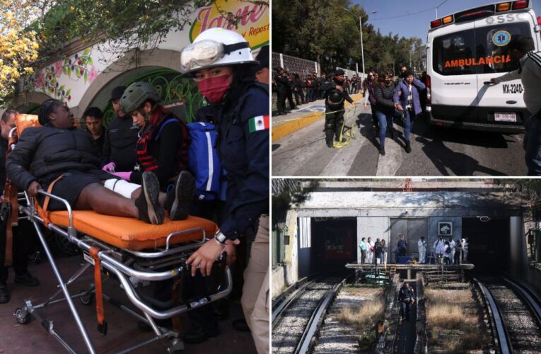 Mexico City train collision leaves one dead, 57 injured