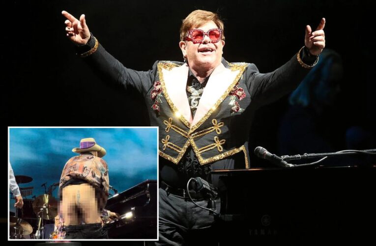 Ian Meldrum moons crowd at Elton John farewell show