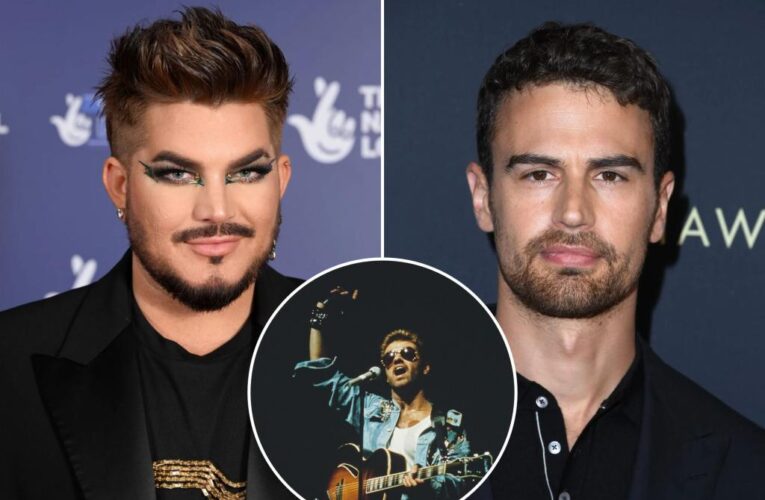 Adam Lambert slams idea of Theo James playing George Michael in biopic