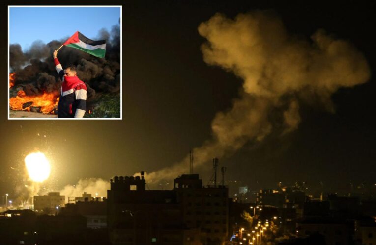 Palestinian militants fire rockets, Israel responds with strikes in Gaza