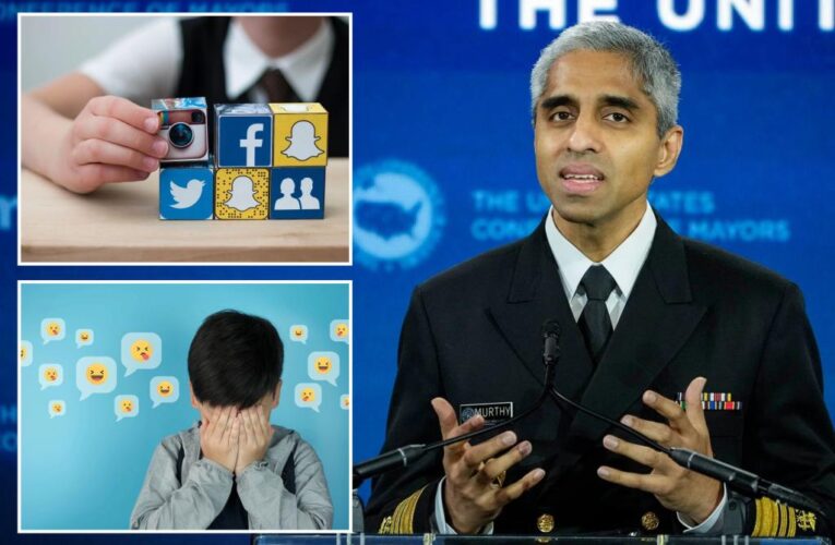 Surgeon general Vivek Murthy warns 13 is too young for children to sign up for social media