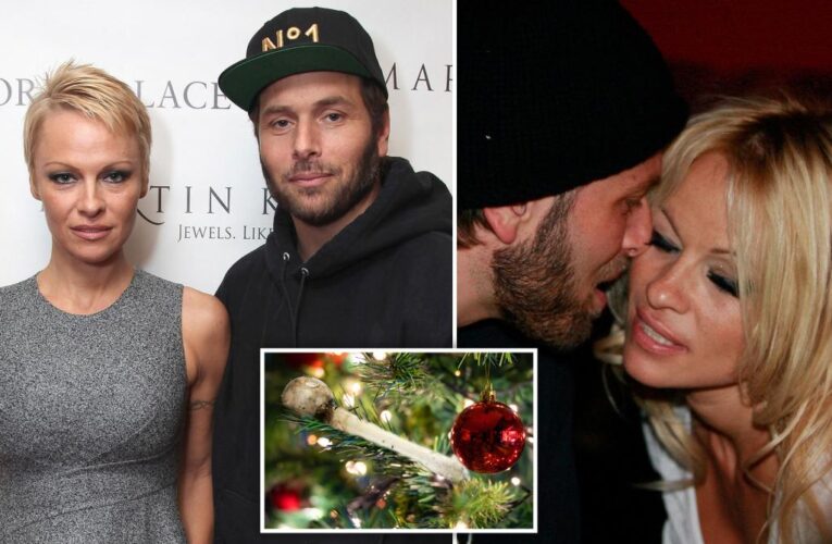 Pam Anderson once found a crack pipe in her Christmas tree