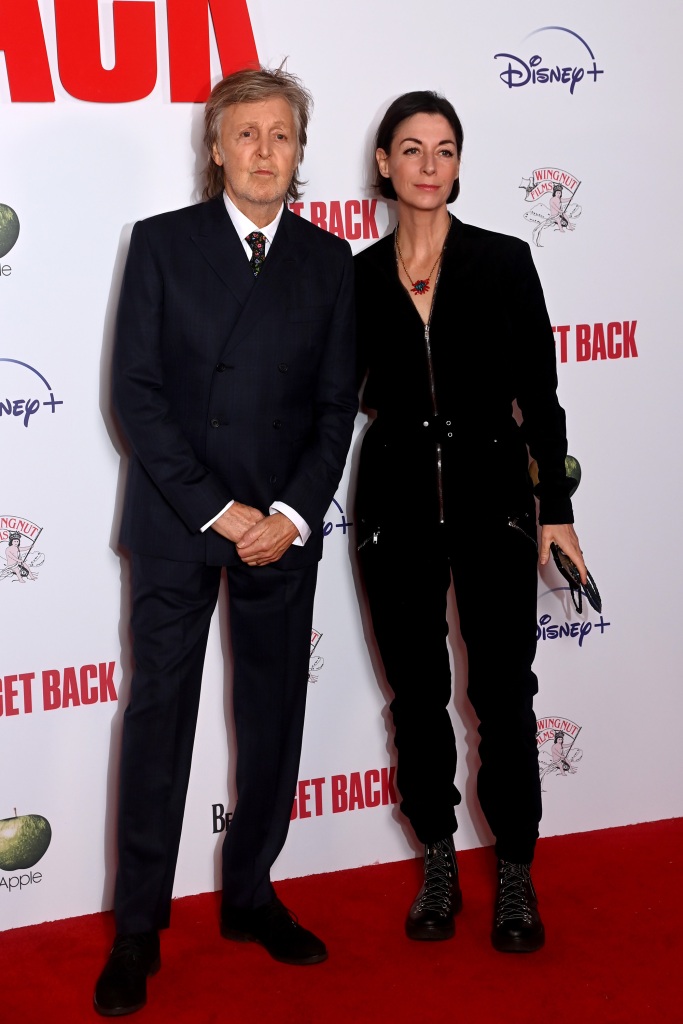 McCartney (right) said that she was also  "really nervous" to show her 80-year-old father the completed film. She allegedly took him to a movie theater to show it to him. 