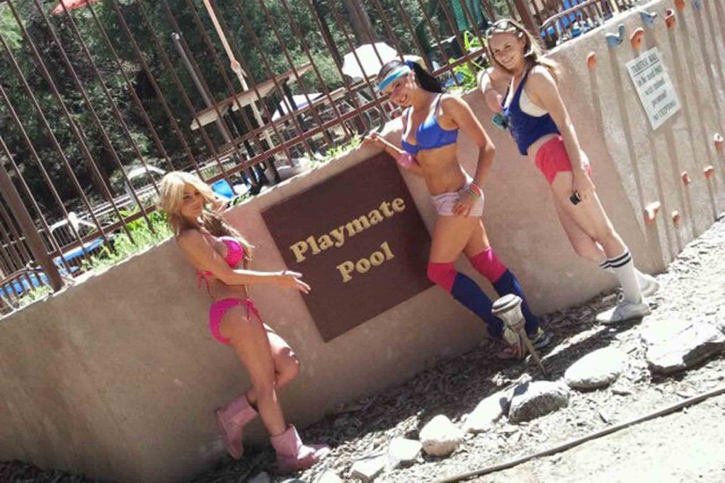 Kayden is seen clad in a hot pink bikini. The Post has reached out to PLBY Group for comment on her claims. 