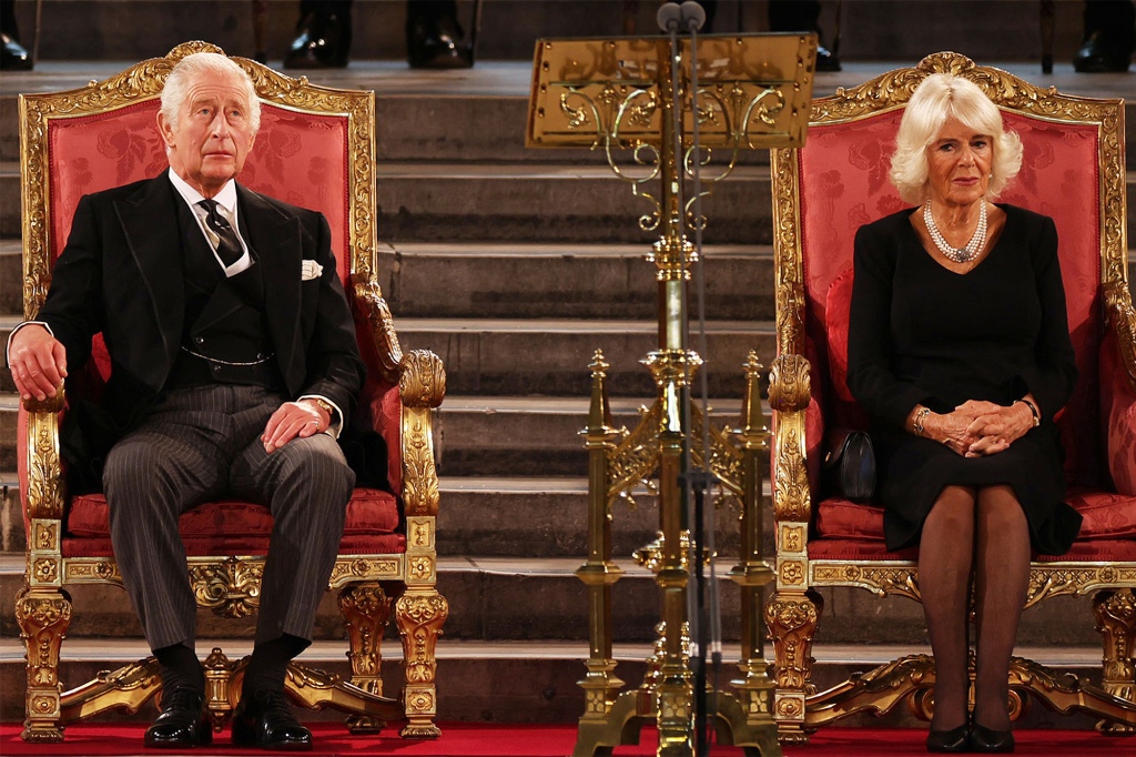 King Charles III, and his wife, Camilla, the Queen Consort