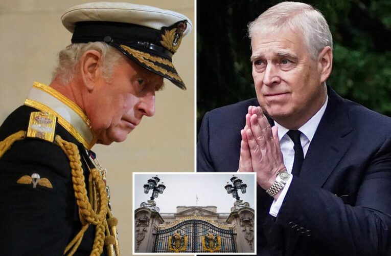 King Charles evicts disgraced Prince Andrew from Buckingham Palace: report