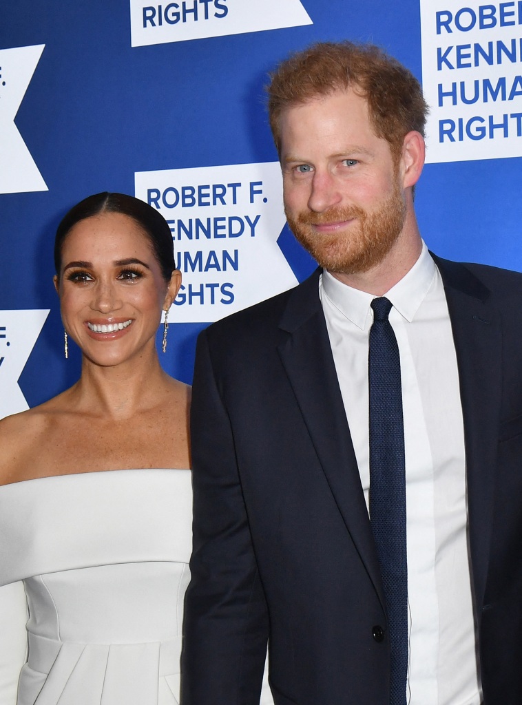 Prince Harry and Meghan Markle in 2022. 