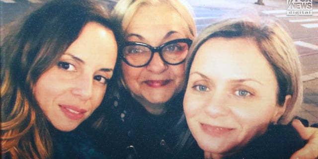 A copy of a photo of Milanka Ljubicic with her daughters, Ana and Aleksandra. Her daughter, Ana Walshe is missing from her Cohasset Massachusetts home, last seen on New Year's Day.