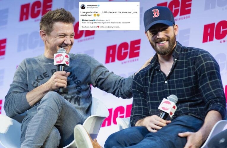 Chris Evans jokes if ‘any one has checked on the snowplow’ after Jeremy Renner accident