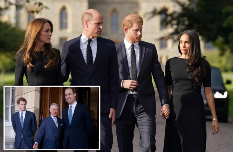 Harry and Meghan peace talks with royal family before King Charles’ coronation possible: ‘Only way forward’