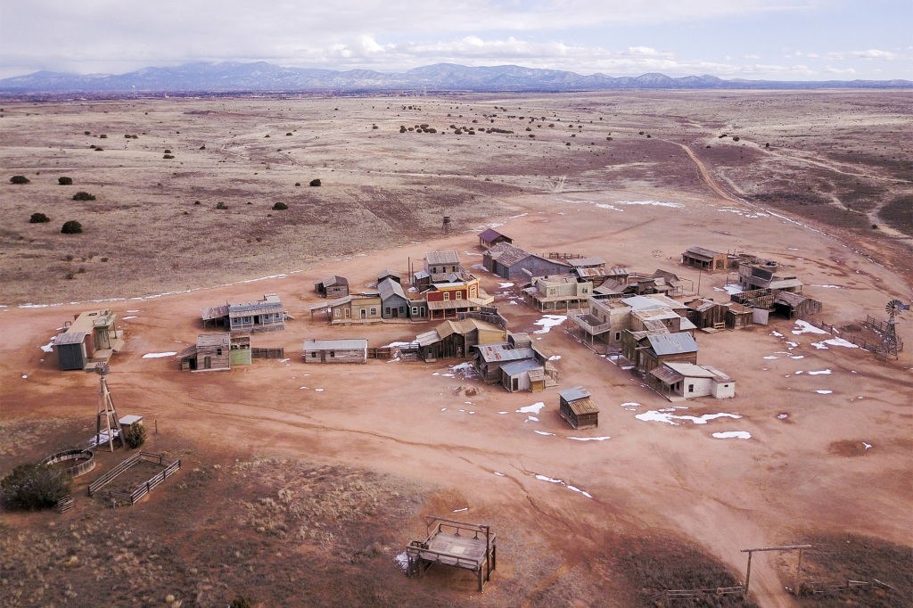 View of the "Rust" movie set.