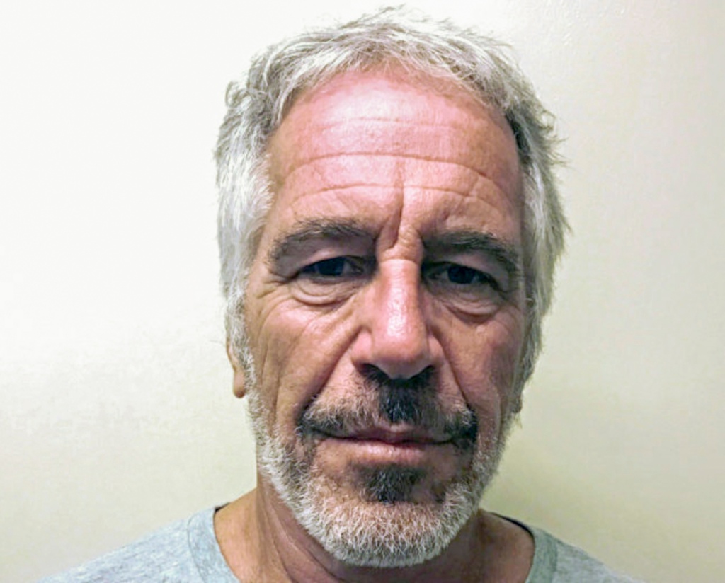 Jeffrey Epstein's mug shot from 2019.