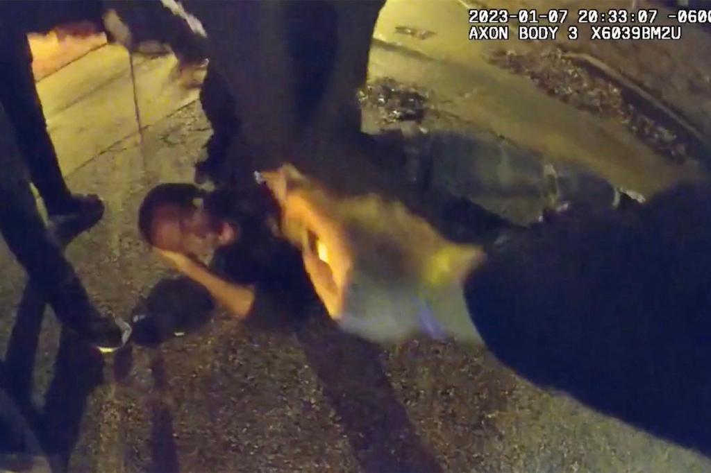 Body cam footage of the arrest, Nichols being tazed