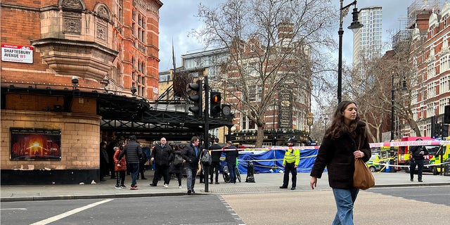 A London worker died after being crushed underneath a telescopic urinal in the city's West End district. 