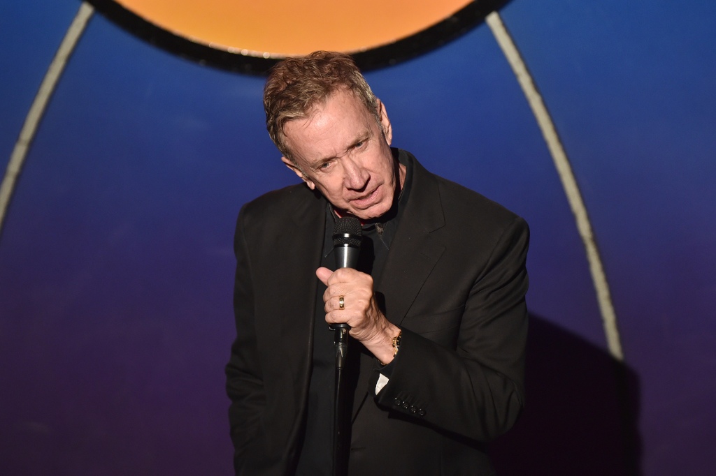 Tim Allen performs at The Laugh Factory on Nov. 4, 2021, in West Hollywood, California. 