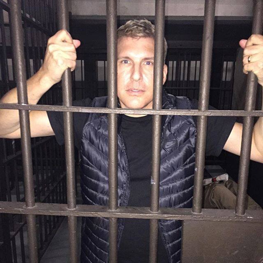 Back in 2015, Todd Chrisley posed behind bars as a joke. 