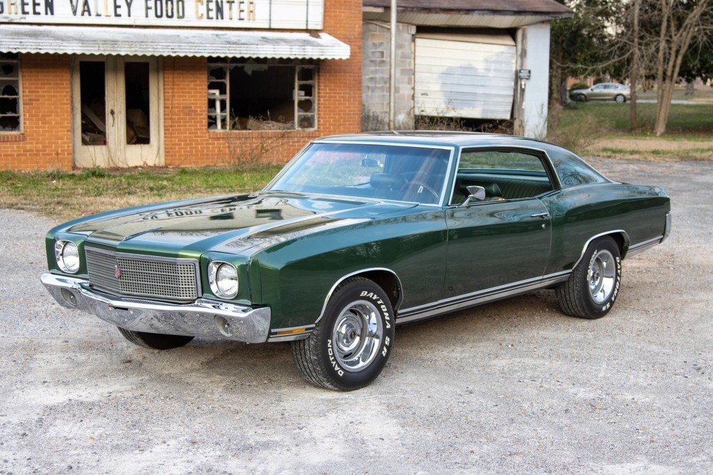 Police said the 77-year-old man parked his 1970 Chevy Monte Carlo, similar to the one pictured, and got out while the car was still running. 