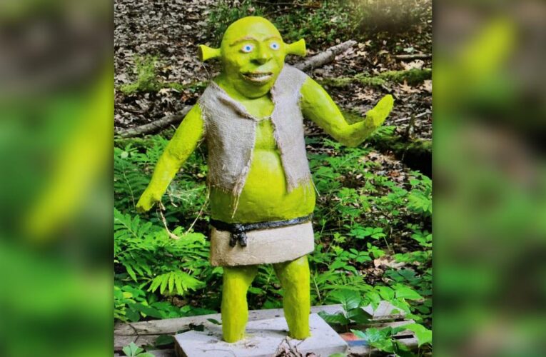 A 200-pound Shrek sculpture has gone missing