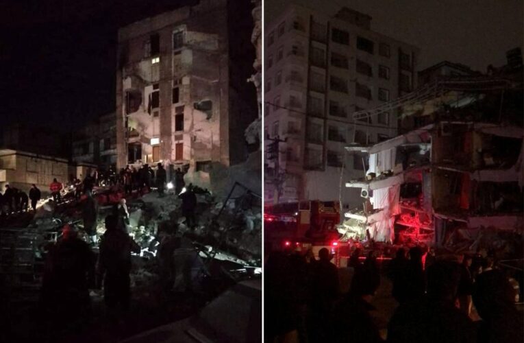 7.8 magnitude earthquake knocks down buildings in central Turkey