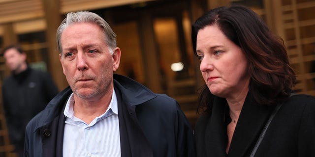 NEW YORK, NEW YORK - JANUARY 23: Charles McGonigal, the former head of counterintelligence for the FBI’s New York office, leaves Manhattan Federal Court on January 23, 2023 in New York City.