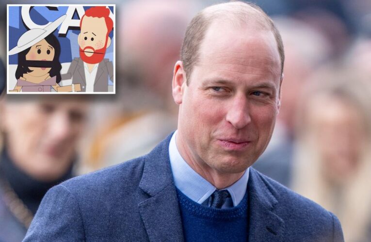 Prince William has ‘wry smile’ over ‘South Park’ digs at Harry: royal insider