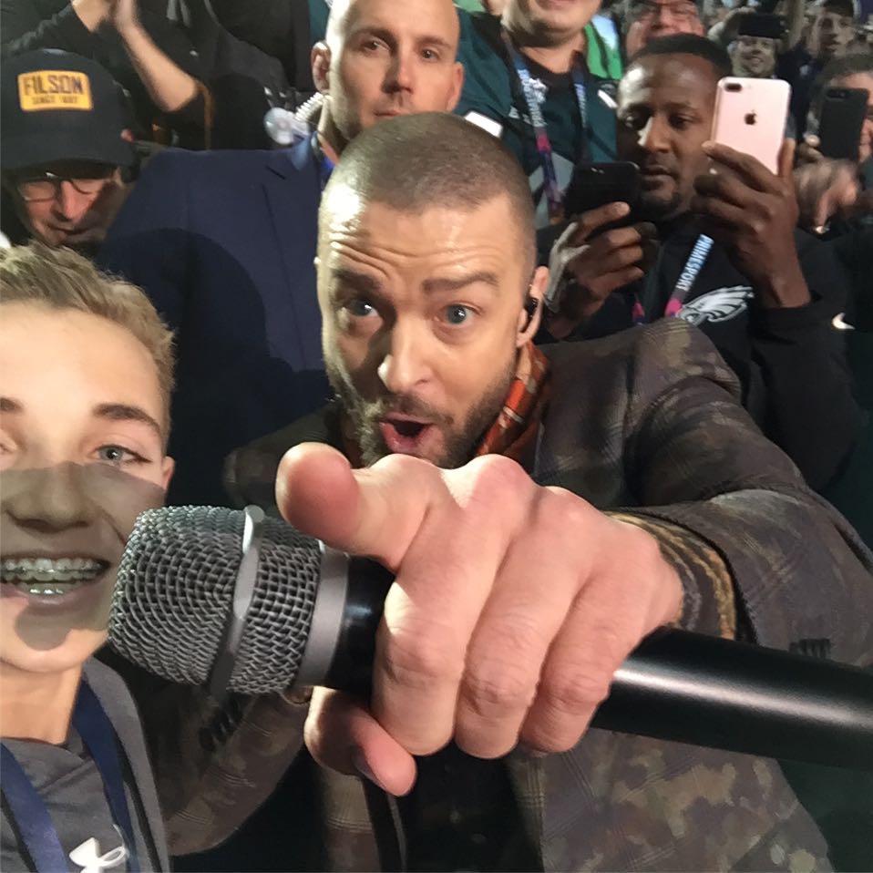 Justin Timberlake Super Bowl selfie kid Ryan McKenna arrested in Florida