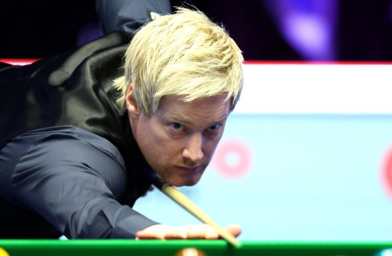 German Masters 2023: Former world champion Neil Robertson battles back to beat Joe Perry to move into last 16