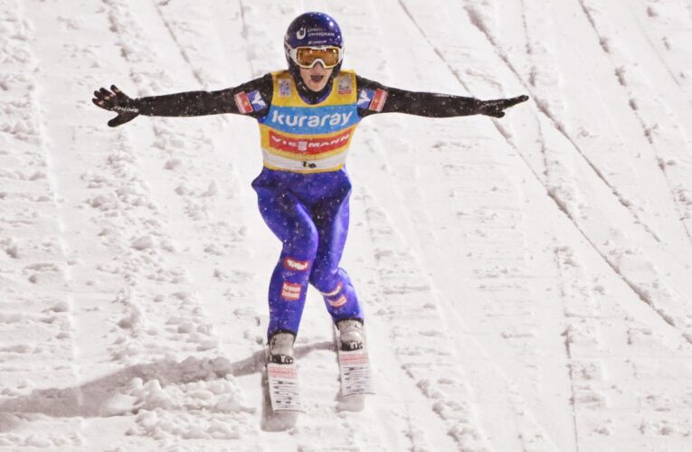 Austria’s Eva Pinkelnig extends World Cup lead with victory in Hinzenbach to close in on Crystal Globe