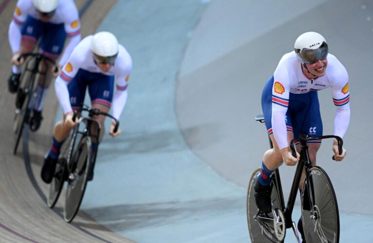 Great Britain win two sprint silvers on opening day of European Track Cycling Championships after start gate drama