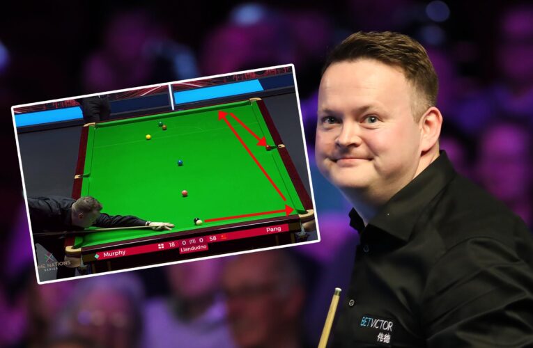 ‘Incredible!’ – Shaun Murphy pulls off outrageous trick shot before joking with crowd in Welsh Open semi-final