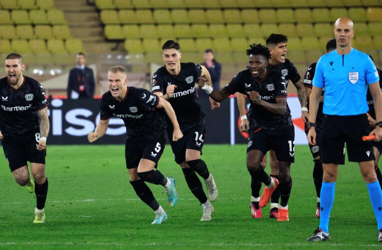 Europa League: Roma through against RB Salzburg, Bayer Leverkusen need penalties against Monaco