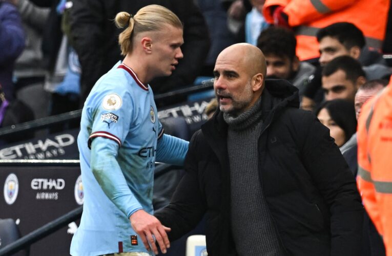 Erling Haaland not to blame for Manchester City failings says Pep Guardiola – ‘He’s been impressive’