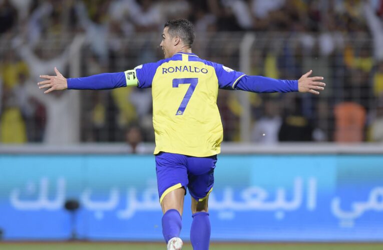 Cristiano Ronaldo scores first half hat-trick to move Al Nassr two points clear at Saudi Pro League summit