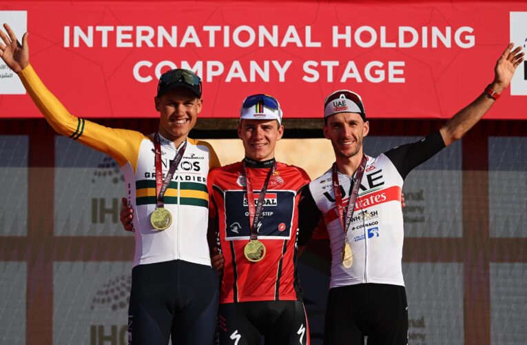 Remco Evenepoel wins overall victory at the UAE Tour as Adam Yates finishes in first on Stage 7