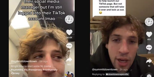 Graham Colligan, former social media manager for Summit Downtown, kept posting from the organization's TikTok account after he said he was fired.