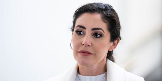 Rep. Anna Paulina Luna, R-Fla., is seen outside a House Republican Conference meeting in the U.S. Capitol in Washington, D.C, on Jan. 10, 2023.