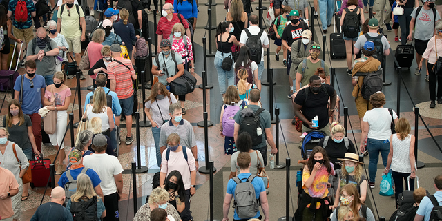 Lines and wait times at airports across the globe are seeing issues right and left. (AP)