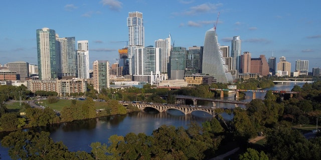 City scape of Austin, Texas. 