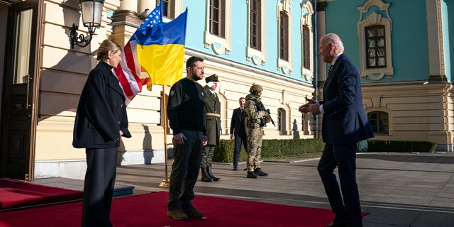 President Biden secretly left Washington sometime over the weekend and showed up in Kyiv in the early hours of Monday, Feb 20.