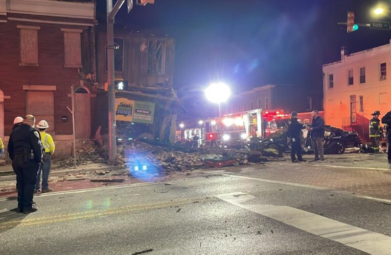 Baltimore building collapses leaves at least one dead, several injured