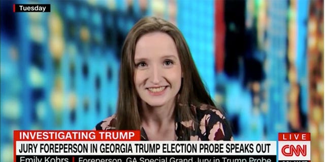 Emily Kohrs, the foreperson on Georgia's grand jury investigatings Donald Trump, sits down with CNN for an interview. 