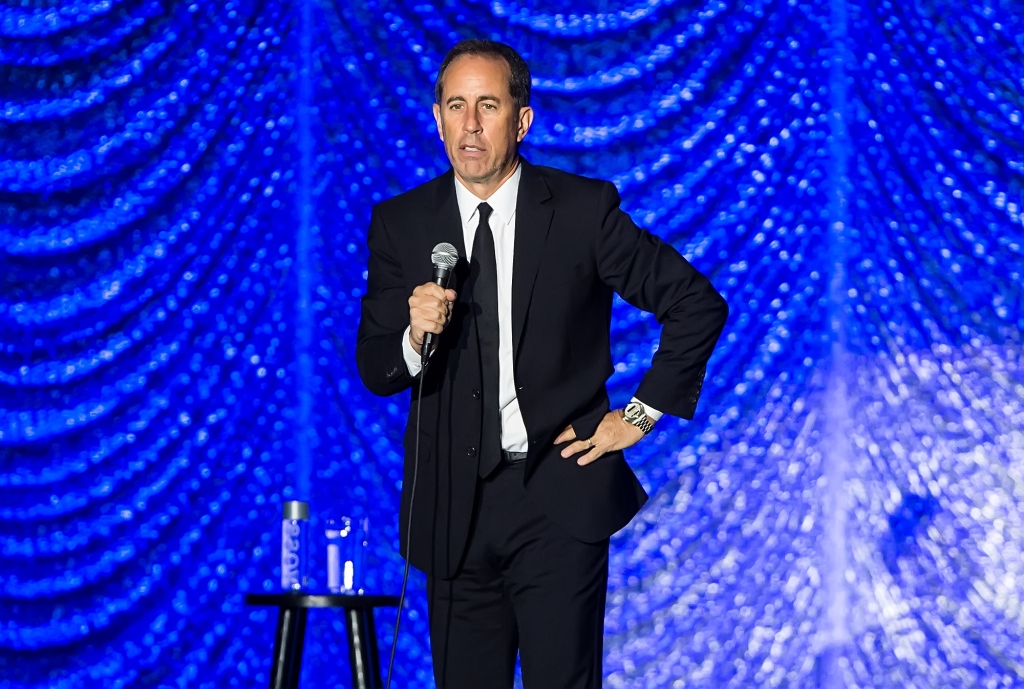 Jerry Seinfeld performs during Philly Fights Cancer: Round 4 at The Philadelphia Navy Yard on Nov. 10, 2018, in Philadelphia, Pennsylvania.