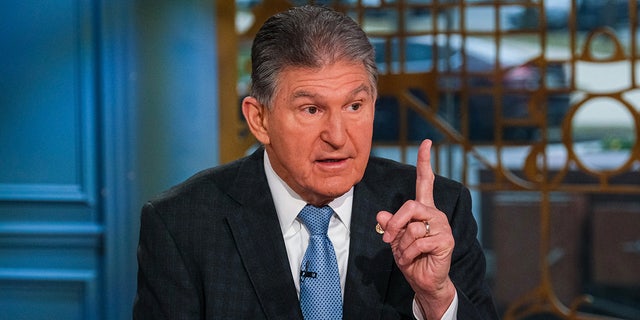 Sen. Joe Manchin, D-W.Va., appears on Meet the Press in Washington, D.C. Sunday, Jan. 22, 2023.