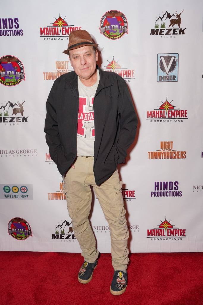 Tom Sizemore attends the world premiere red carpet for "Night of the Tommyknockers" at  the Fine Arts Theatre on November 19, 2022 in Beverly Hills, California