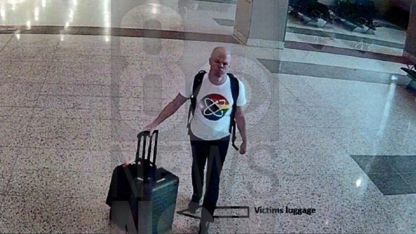 An energy department official was caught on camera stealing luggage at Harry Reid International Airport in Las Vegas this summe.