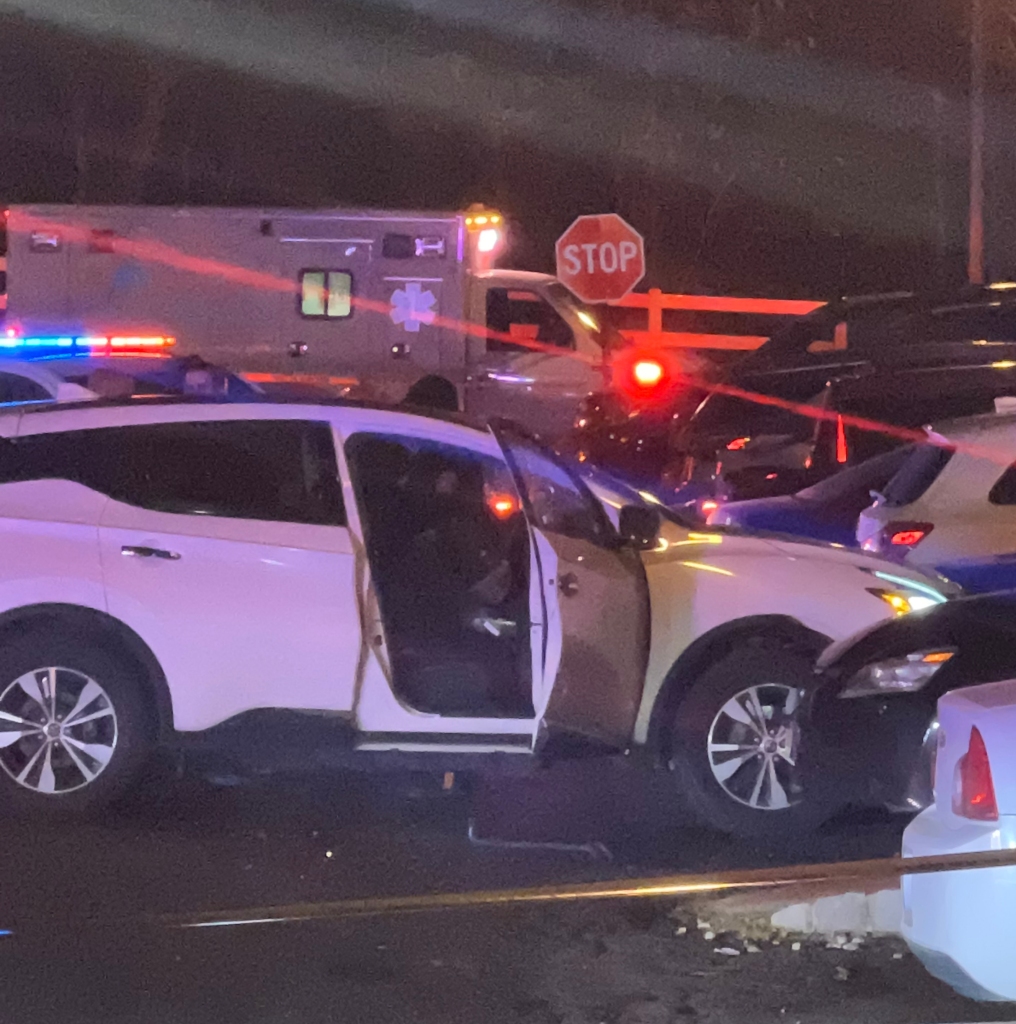 A photo acquired by the Post shows the scene where New Jersey Councilwoman Eunice Dwumfour was found shot to death in her car