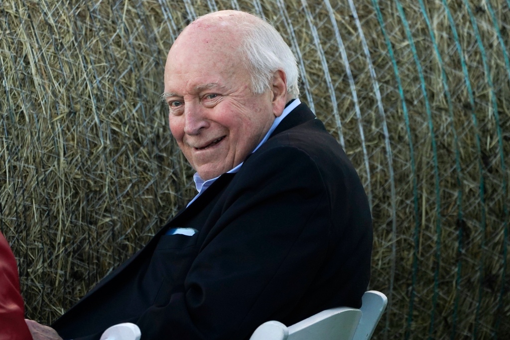 Former Vice President Dick Cheney watches he attends a primary Election Night gathering for his daughter, Rep. Liz Cheney, R-Wyo., Tuesday, Aug. 16, 2022, in Jackson, Wyo. 