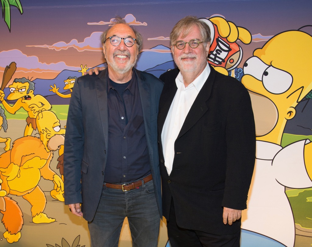 James L. Brooks and Matt Groening 